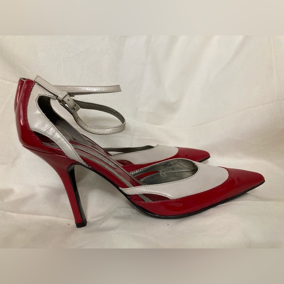 BANDOLINO Leather Ankle Wrap Pumps NWOT - Picture 5 of 8